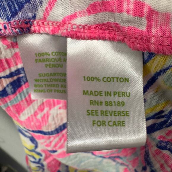 Lilly Pulitzer Sleeveless Minka Seashell Floral Tank Women’s X-Small - Picture 5 of 6